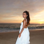 Collins - Strapless Maxi Dress with Ruffles — view 5