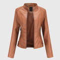 Dani™ - Elegant Leather Jacket for Women — view 3