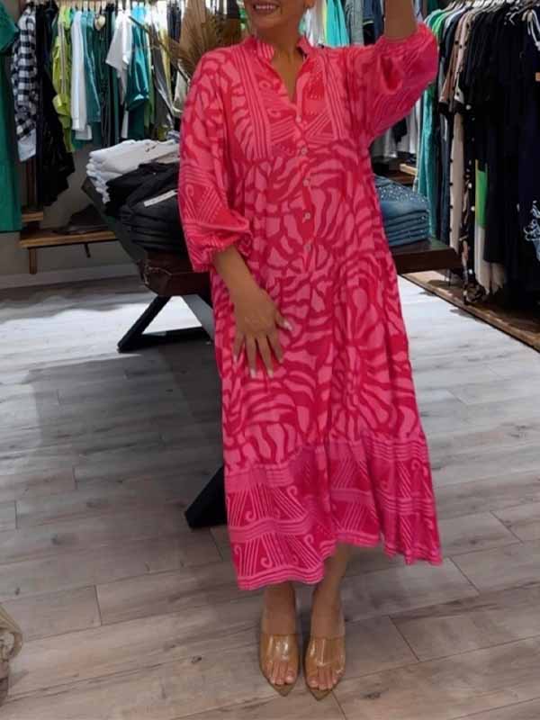 Carmilla - Vibrant Printed Dress — view 8