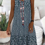 AYLA | SLEEVELESS DRESS WITH V-NECK — view 4