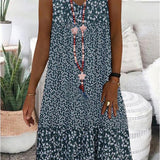 AYLA | SLEEVELESS DRESS WITH V-NECK — view 4