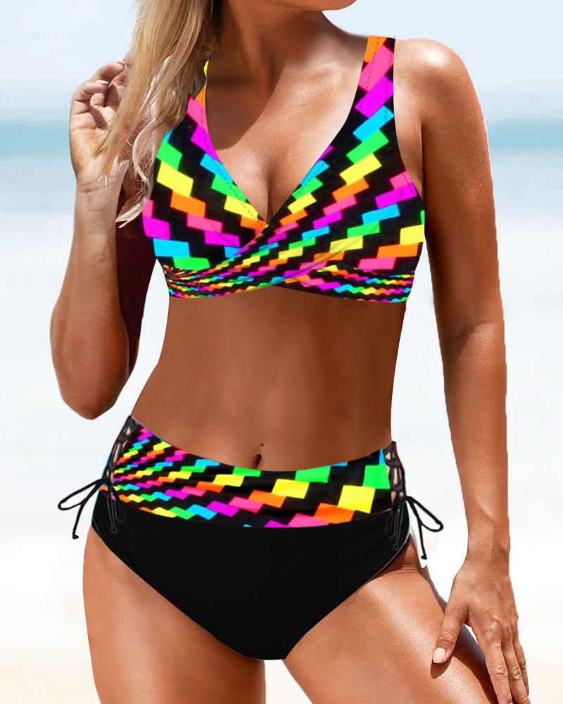Eva - Cheerful Colourful Bikini — view 11