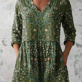 Skye | Long Blouse with Bold Print