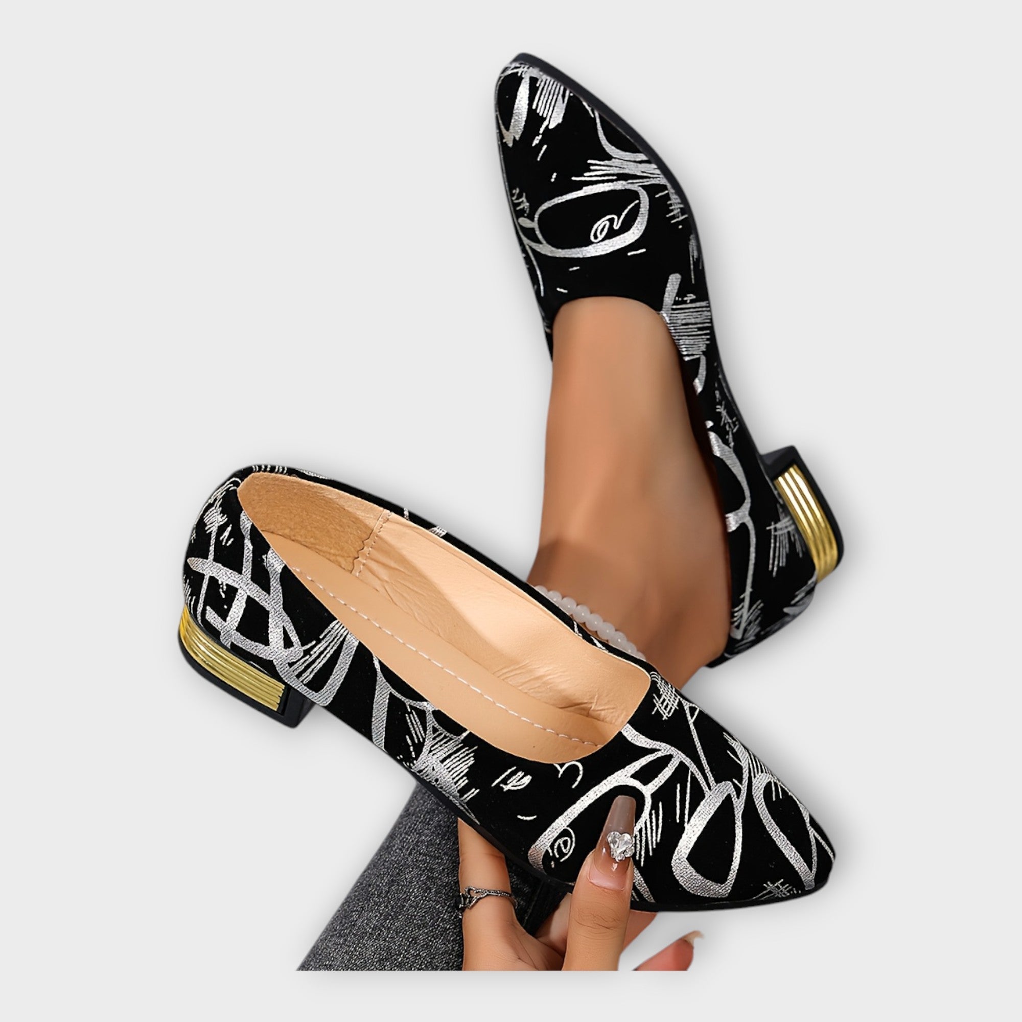Elegant Ballet Flats with Sophisticated Details — view 8