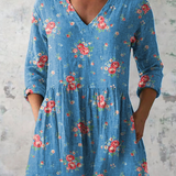 Ayla | Long Blouse with Bold Print