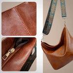 Greta – Vintage Leather Shoulder Bag — view 5