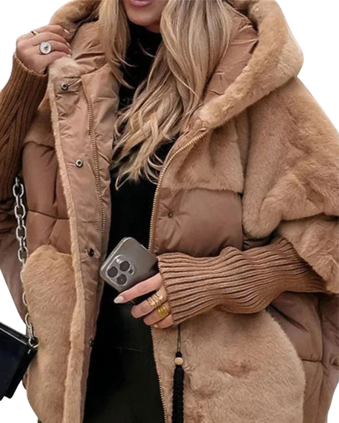 Tia - Padded Hooded Coat — view 7