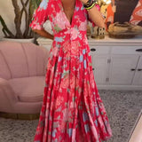 Floriana - Vibrant Floral Dress — view 7