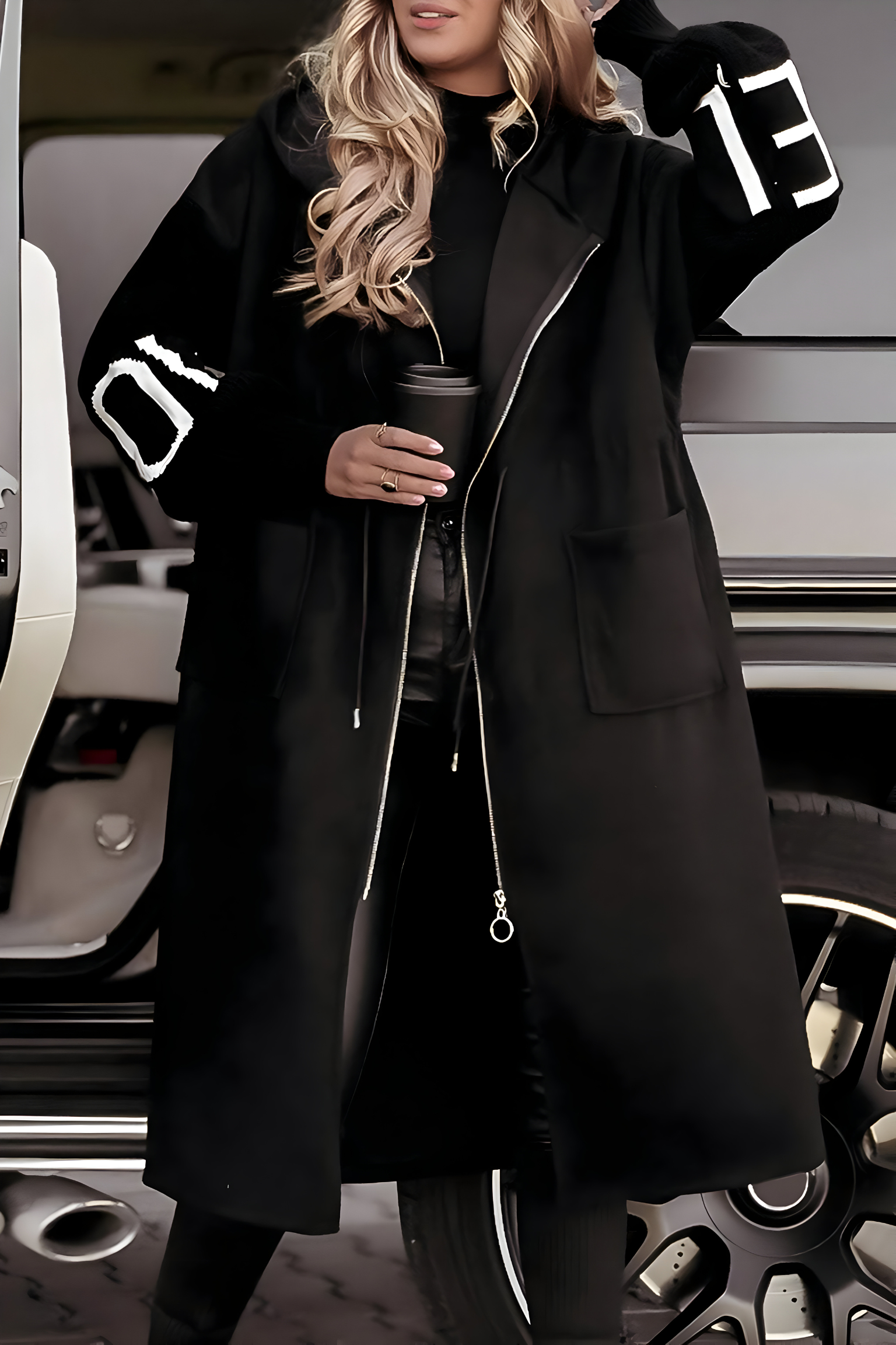 Rosa - Elegant Cardigan Coat — view 11