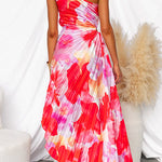 Kacie - Pleated Summer Maxi Dress — view 2