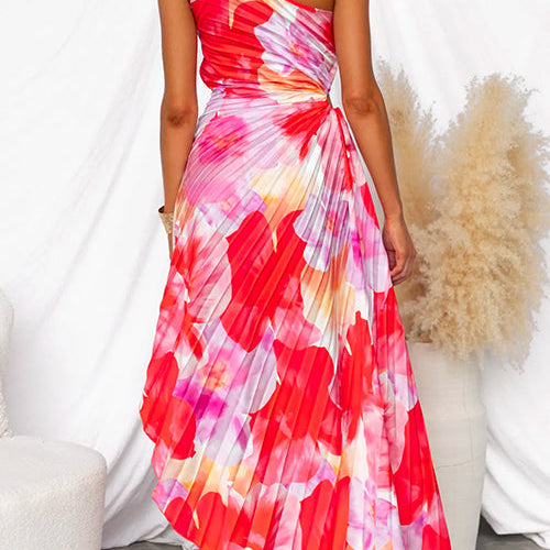 Kacie - Pleated Summer Maxi Dress — view 2