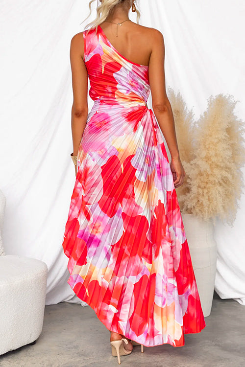 Kacie - Pleated Summer Maxi Dress — view 2