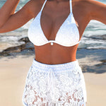 Laluna® | Elegant Solid Lace Bikini Set — view 5