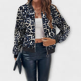 Amiria - Elegant Leopard Print Coat — view 6