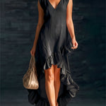 Sienna | Ruffle High-Low Boho Dress — view 2