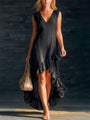 Sienna | Ruffle High-Low Boho Dress — view 2