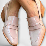 Elaine - Glossy Loafers