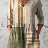 Maeve | Long Blouse with Bold Print — view 2