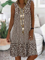AYLA | SLEEVELESS DRESS WITH V-NECK — view 2