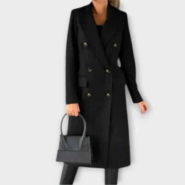Waitui - Elegant Wool Coat — view 4