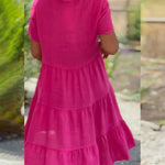 Bexley - Casual Summer Dress with V-Neck — view 6