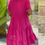 Bexley - Casual Summer Dress with V-Neck — view 6