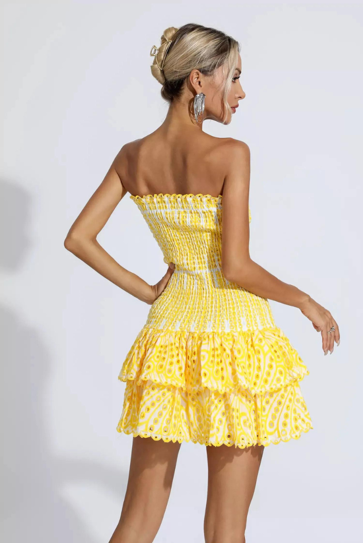Anya - Mini Dress with Ruffles — view 12