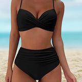 Douglas - Elegant High-Waisted Bikini — view 3