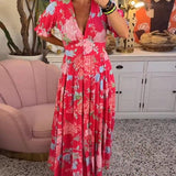 Floriana - Vibrant Floral Dress — view 11