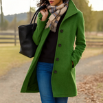 Aurora - Coat with a Button — view 5