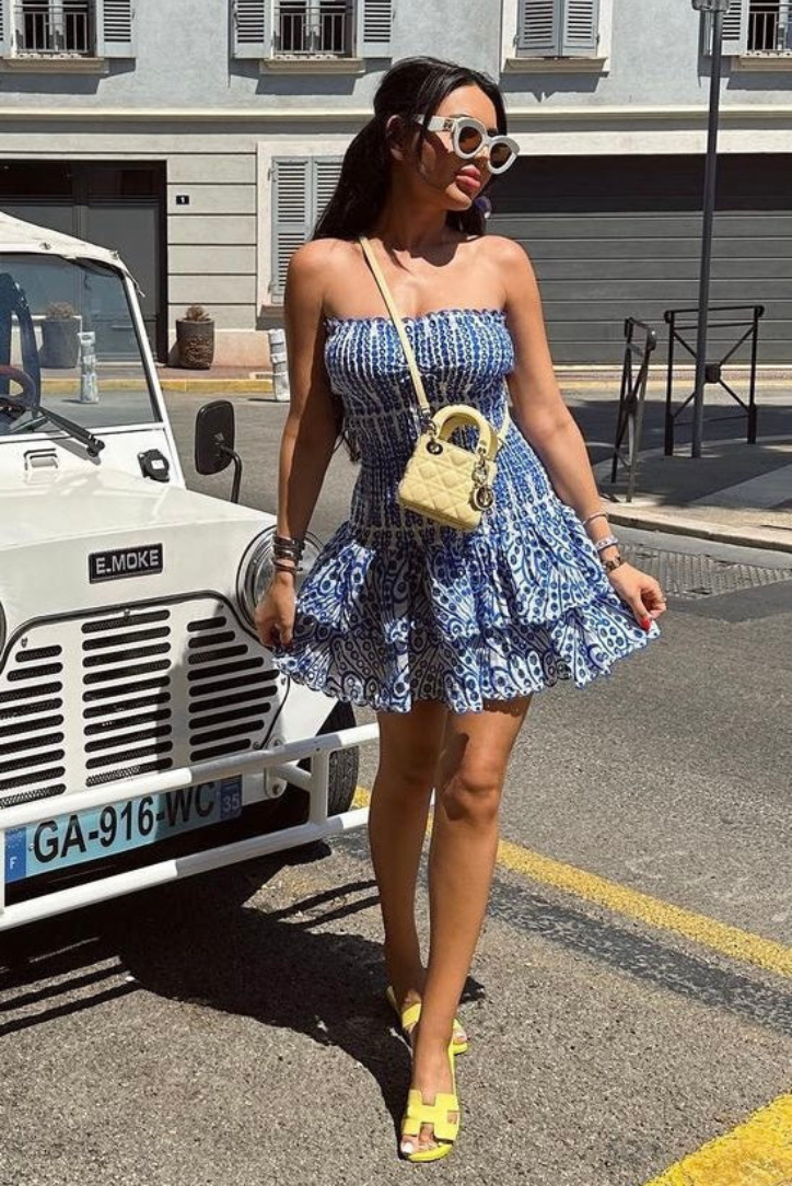 Cerys - Mini Dress with Ruffles — view 16