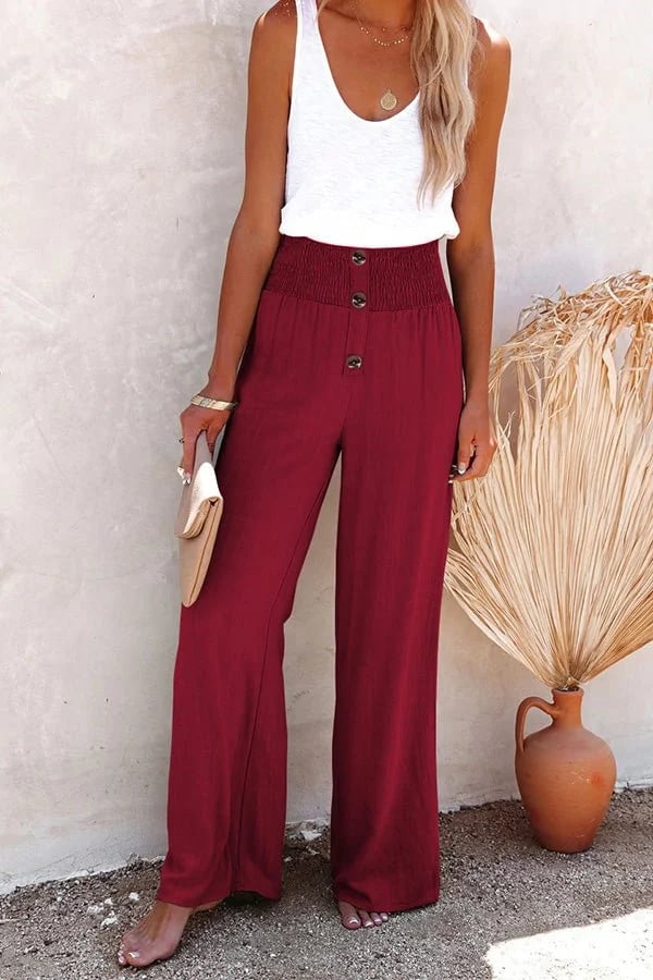 Riana - High-Waisted Relaxed Pants — view 4