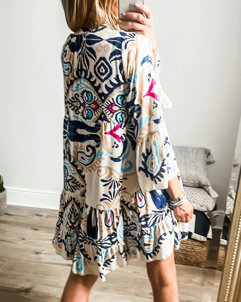 Vivienne - Bohemian Tunic Dress — view 2