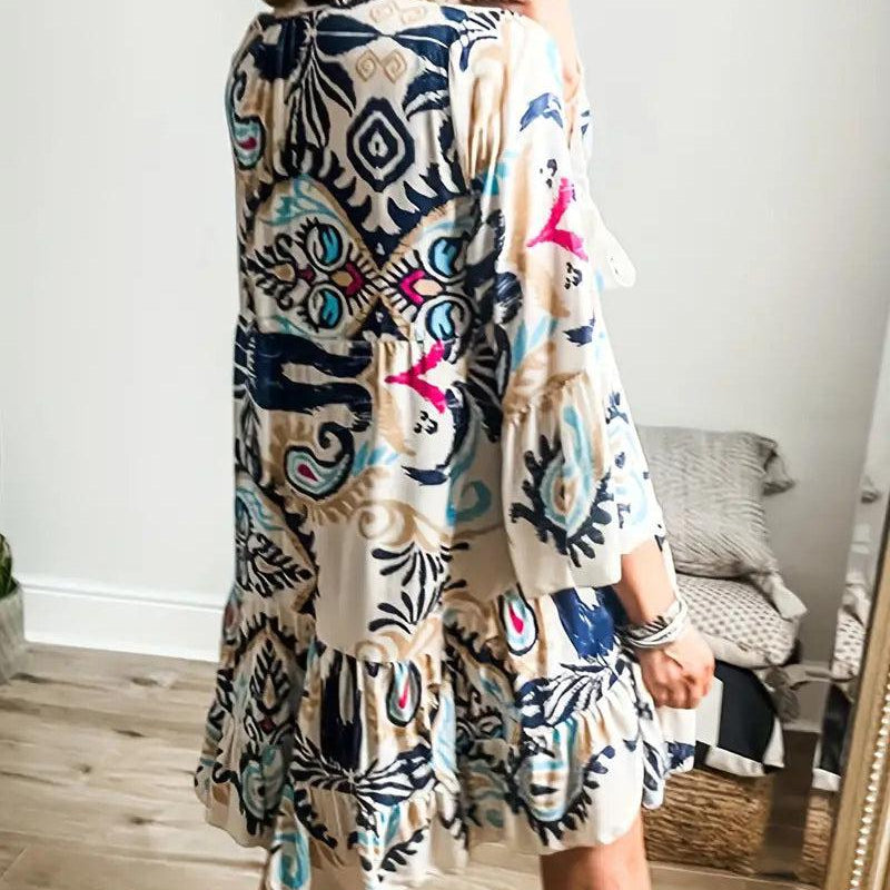 Vivienne - Bohemian Tunic Dress — view 2