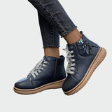 Low-Shaft Orthopaedic Leather Boots — view 4