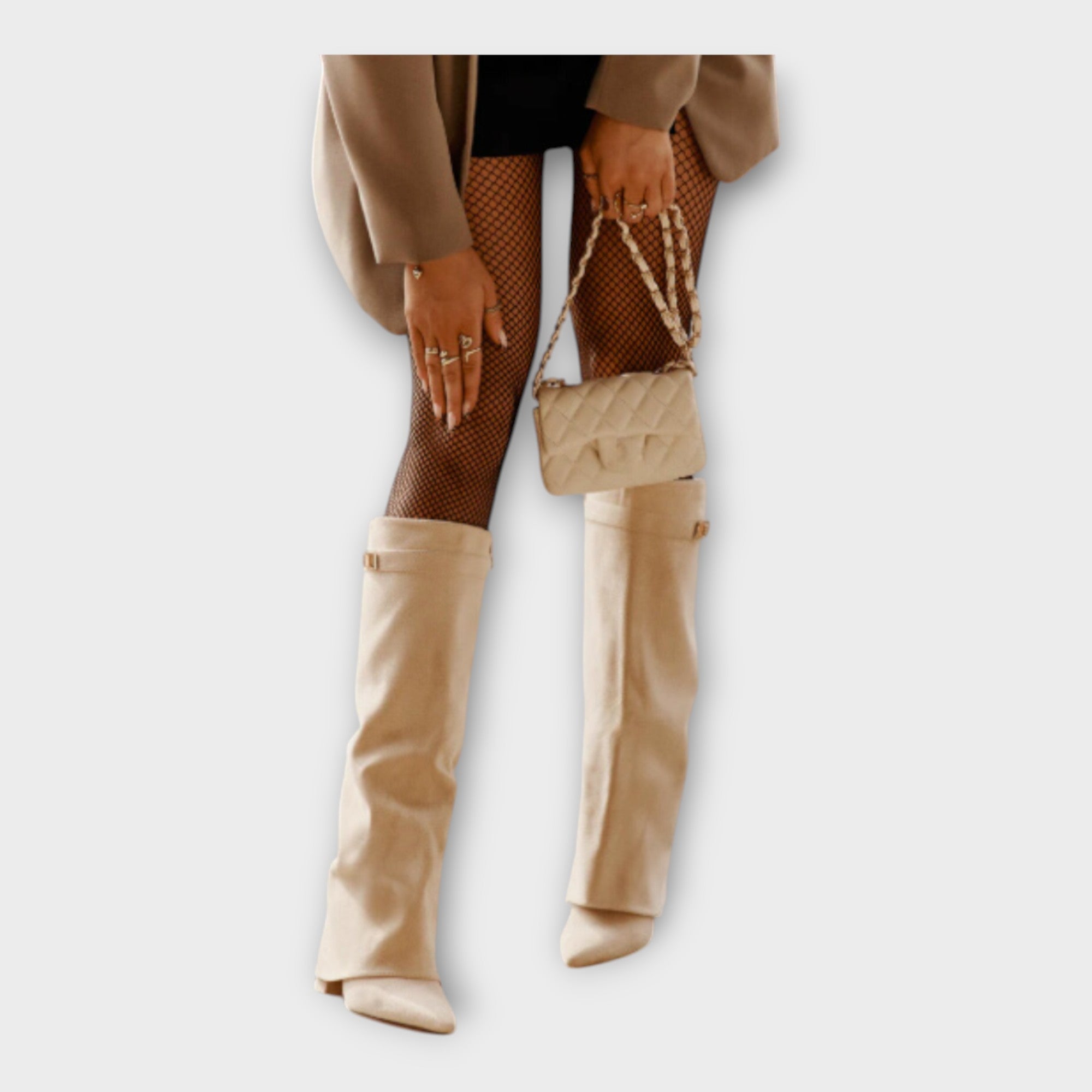 Tall Boots with Elegant Design — view 12