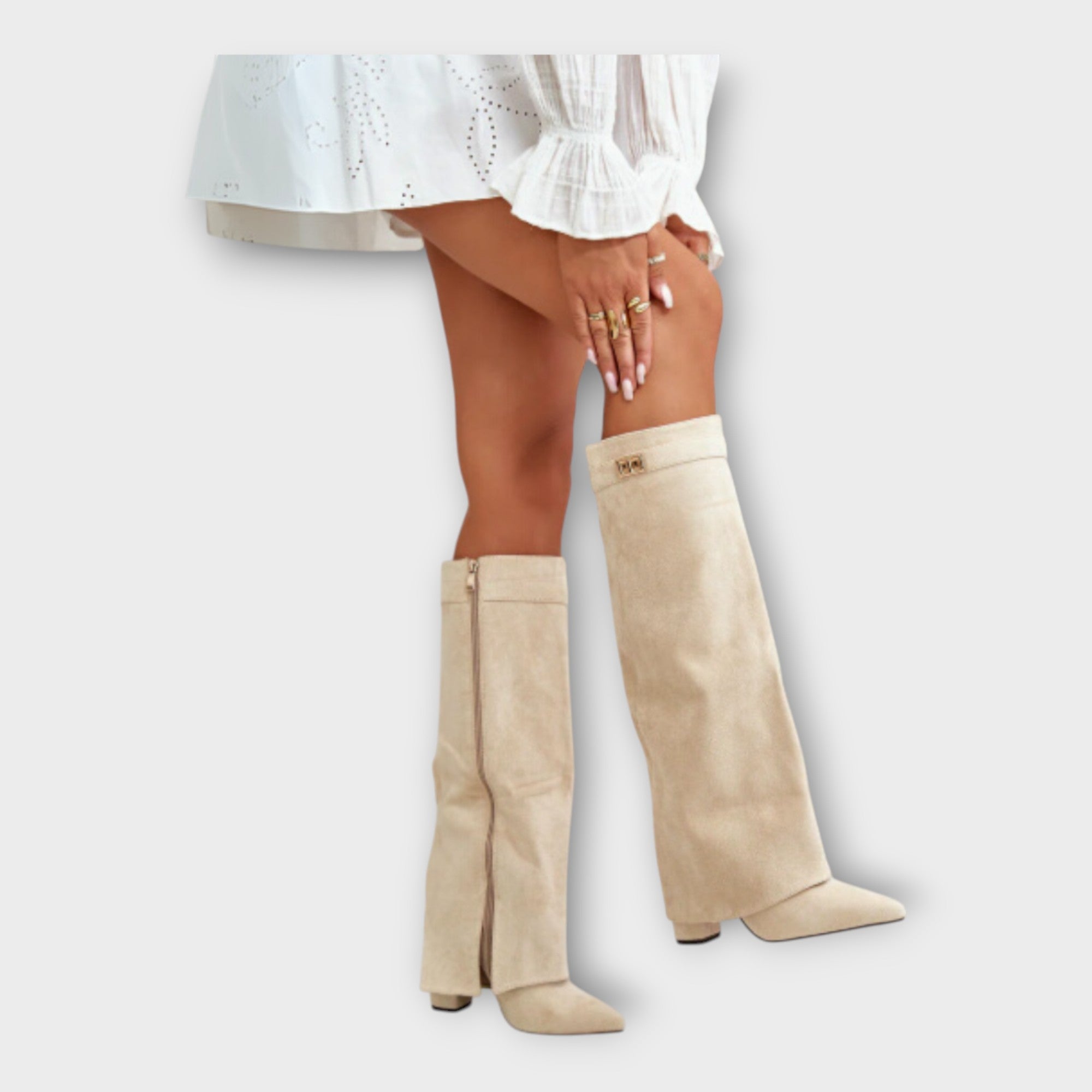 Tall Boots with Elegant Design — view 13