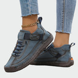 Lace-Up Ankle Trainers with Strap