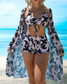 Laluna® | 3-Piece Printed Bikini Set — view 2