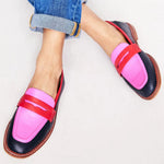 Lunessa - Loafers with Colourful Accent