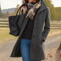 Aurora - Coat with a Button — view 2