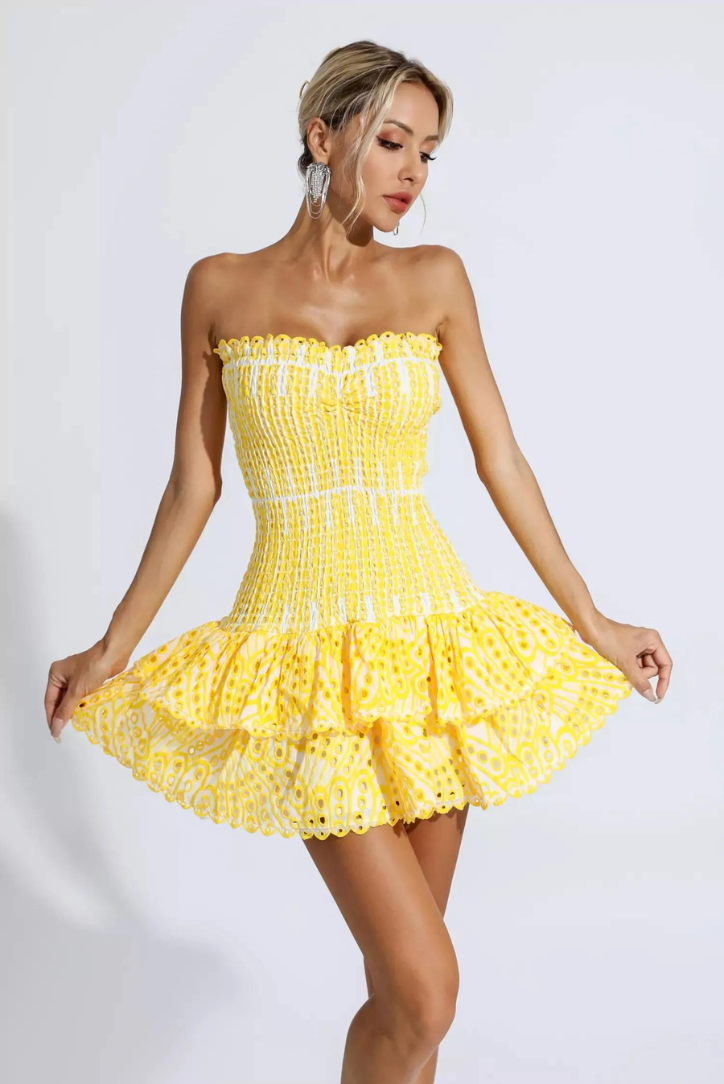 Anya - Mini Dress with Ruffles — view 13