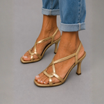 Soleil – Golden Summer Sandals — view 2