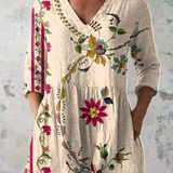 Aria | Long Blouse with Bold Print