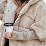Tia - Padded Hooded Coat — view 8