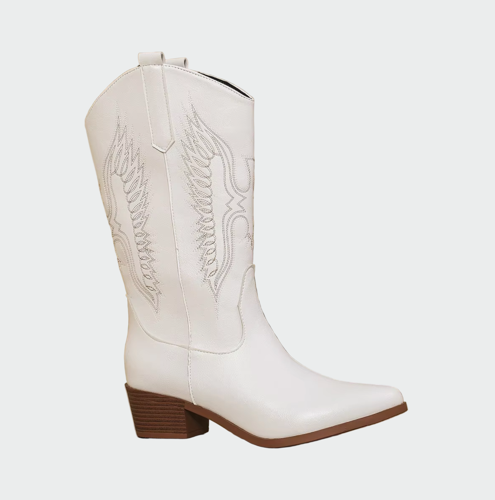 Western Leather Cowboy Boots — view 2