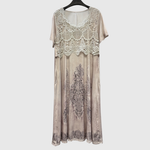 INDIGO | ELEGANT MIDI DRESS WITH FLORAL PRINT — view 7