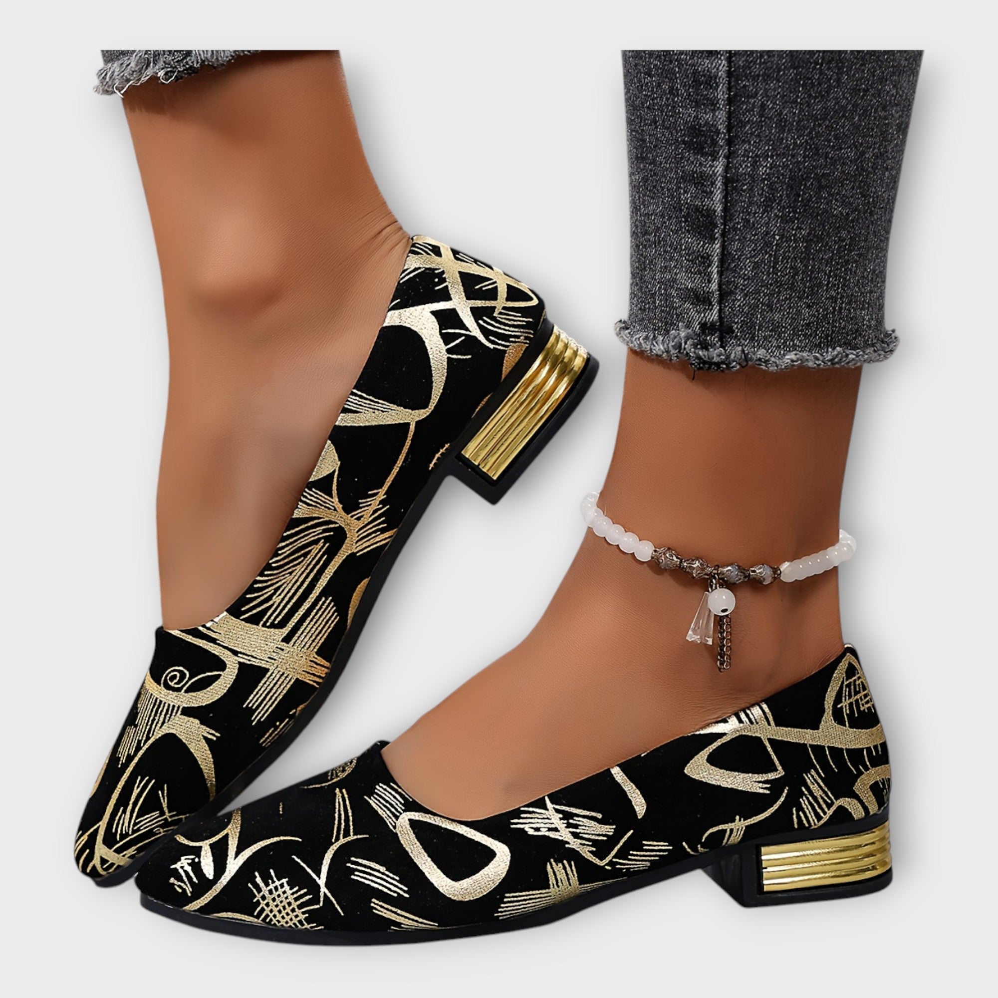 Elegant Ballet Flats with Sophisticated Details — view 5
