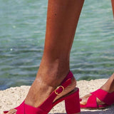 Celine – Light Blue Summer Sandals — view 5