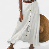 Semi-Sheer Maxi Skirt with Slit